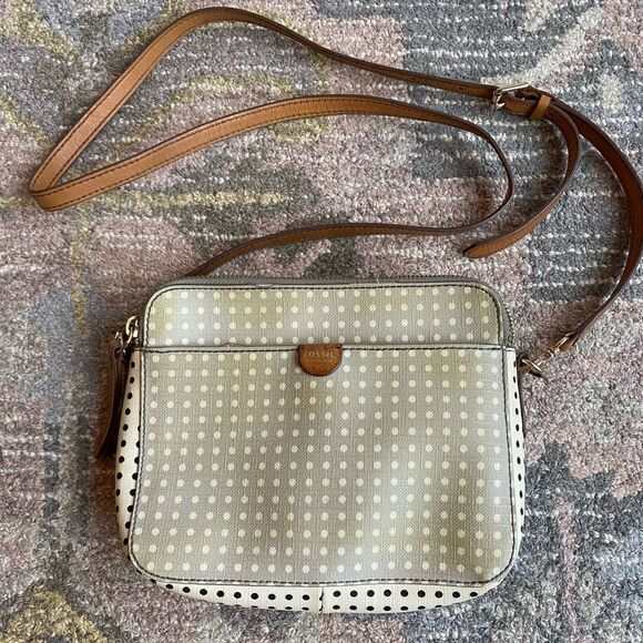 Fossil Dot Crossbody Handbag - Picture 1 of 12